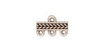 TierraCast Antique Silver (plated) Braided 3-1 Link 10x15mm
