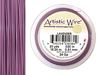 Artistic Wire Lavender 24 gauge, 20 yards