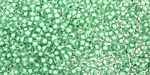 TOHO Crystal (with Neon Sea Foam Lining) Round 11/0 Seed Bead