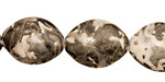 Black Tree Agate Horse Eye 20x15mm