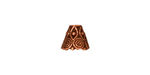 TierraCast Antique Copper (plated) Spiral Cone 8x9mm