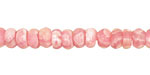 Rhodochrosite (A) (soft pink) Rondelle 4mm