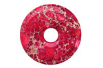 Ruby Impression Jasper Donut 30mm