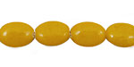 Yellow Jasper Flat Oval 14x10mm