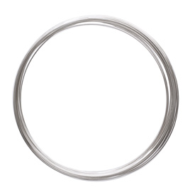 Memory Wire Silver (plated) Necklace .5 oz.
