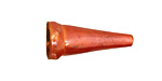 Patricia Healey Copper Medium Plain Cone w/ Dots 28x12mm