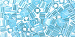 TOHO Ceylon Aqua Cube 4mm Seed Bead