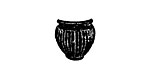 Clay Pot Mini Rubber Stamp 15x14mm