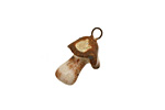 Kylie Parry Ceramic Tiny Mushroom Charm 10-12x20-22mm
