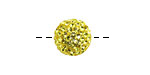 Dandelion Pave (w/ Preciosa Crystals) Round 12mm