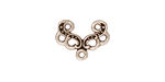 TierraCast Antique Silver (plated) 5-2 Keepsake Link 12x16mm