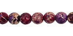 Purple Impression Jasper Round 8mm