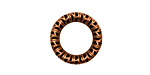Stampt Antique Copper (plated) Filigree Wreath 17mm