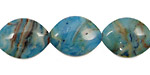 Larimar Blue Crazy Lace Horse Eye 20x15mm