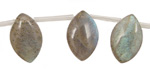 Labradorite Spear Drop 13x18mm