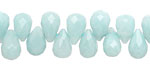 Amazonite Faceted Teardrop 6x9mm