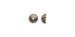 Vintaj Natural Brass Hobnail Bead Cap 7mm
