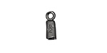SilverSilk Gunmetal Single End Cap 14x5mm