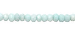 Amazonite Faceted Rondelle 5mm