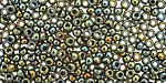 TOHO Metallic Iris Green/Brown Round 8/0 Seed Bead