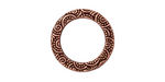 TierraCast Antique Copper (plated) Large Spiral Ring 19mm
