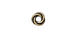 TierraCast Antique Brass (plated) Twisted Spacer 2x8mm