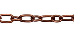 Antique Copper (plated) Rectangle & Oval Link Chain