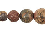 Red Creek Jasper Round Graduated 6-18mm
