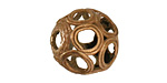 African Brass Circles Round 21-23mm