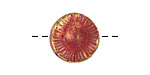 Patricia Healey Copper Dimpled Coin 17x9mm