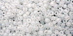 TOHO Transparent Rainbow Frosted Crystal Round 8/0 Seed Bead