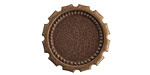 Vintaj Natural Brass Spoked Gear 23mm