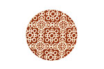 Lillypilly Bronze Baroque Anodized Aluminum Disc 25mm, 24 gauge