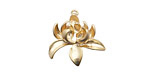 Ezel Findings Gold (plated) Lotus Flower 19mm