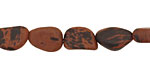 Mahogany Obsidian (matte) Tumbled Nugget 12-16mmx9-10mm