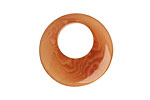 Tagua Nut Caramel Gypsy Hoop 25mm