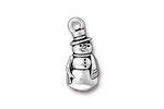 TierraCast Antique Silver (plated) Frosty Charm 10x22mm