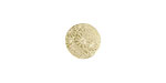 Lillypilly Gold Weathered Daisy Anodized Aluminum Disc 11mm, 22 gauge