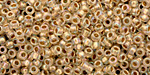 TOHO Rainbow Crystal (with Gold Lining) Round 8/0 Seed Bead