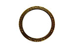 Vintaj Natural Brass Eternity Garden Ring 25mm