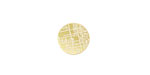 Lillypilly Gold Bamboo Anodized Aluminum Disc 11mm, 22 gauge