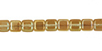 Czech Glass Chrysolite Celsian Square 6mm