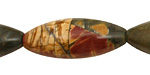 Red Creek Jasper Rice 30x12mm