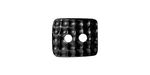 TierraCast Gunmetal Rectangle Hammertone Button 15x13mm