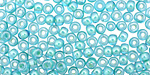 TOHO Aqua (with Light Jonquil Lining) Round 6/0 Seed Bead