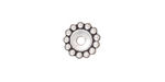 TierraCast Antique Silver (plated) Large Hole Beaded Heishi 2x11mm