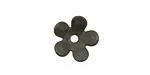 C-Koop Enameled Metal Steel Gray 5 Petal 15mm