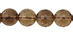 Smoky Quartz Faceted Round 14mm
