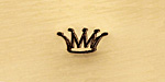 Crown Metal Stamp 6mm