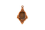 Stampt Antique Copper (plated) Voque Oval Setting 6x8mm